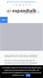 Mobile Screenshot of expandtalk.se